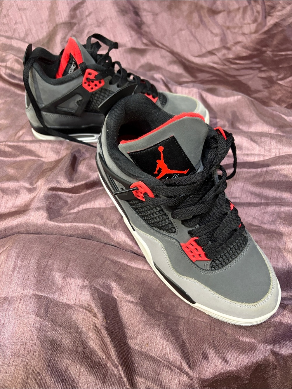 Jordan Men’s Sneakers - Grey/Black/Red